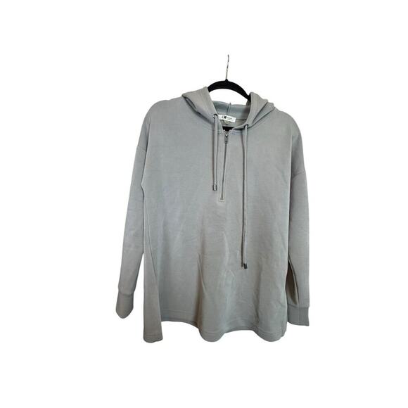 Cable & Gauge Sport Hooded Grey Sweatshirt Small Incredibly Soft Modal Blend - Picture 1 of 10
